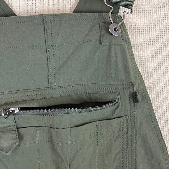 Duluth Dirt Work Bib Overalls Green Gardening Utility Ripstop Men's - Picture 6 of 16